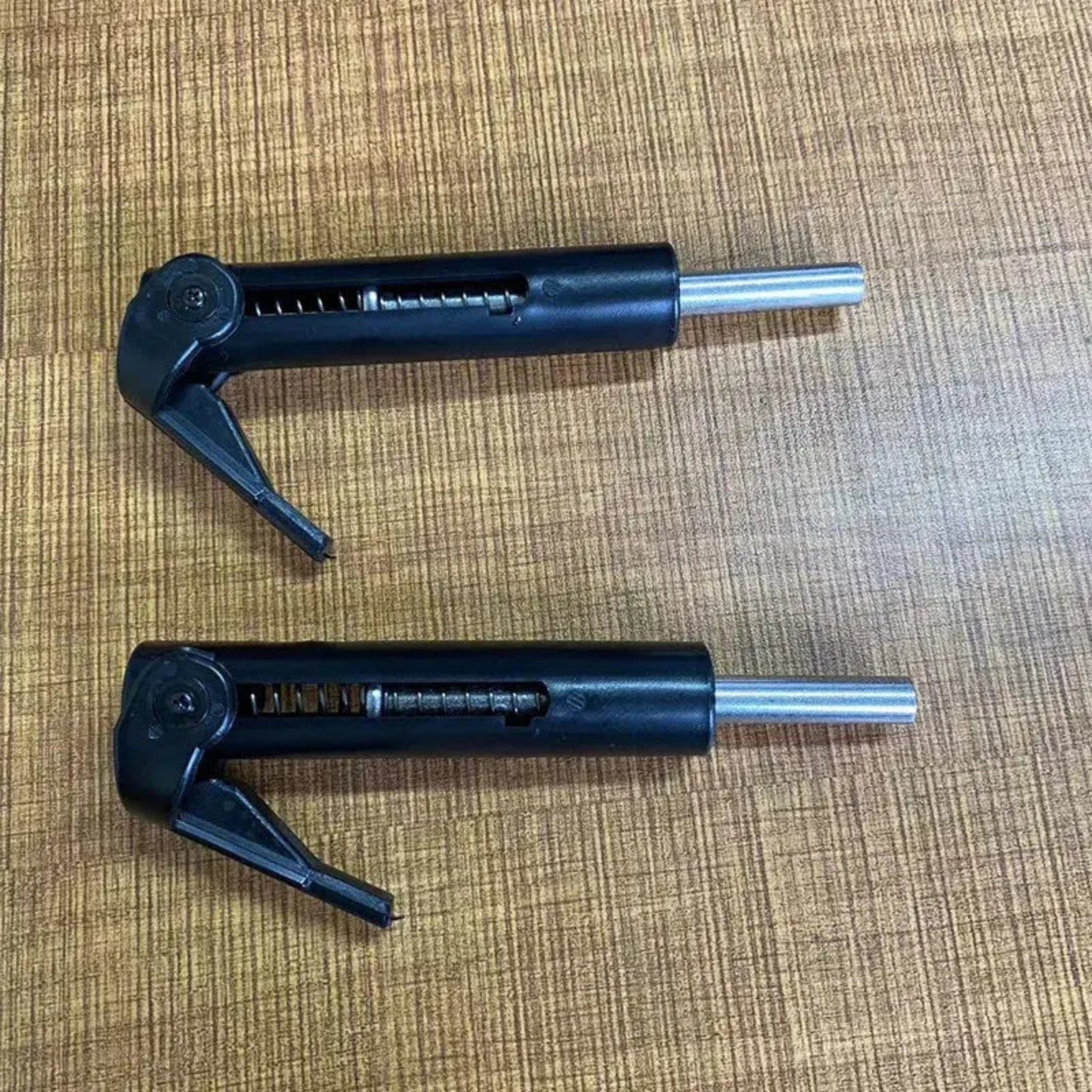 Comparison showing efficient design of Aeselu drop set pins versus traditional weight pins.
