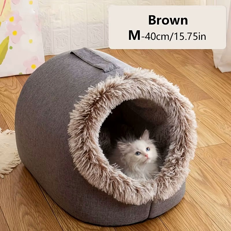 Cozy Portable Pet House – Ultimate Comfort for Cats 🐱 and Dogs 🐶