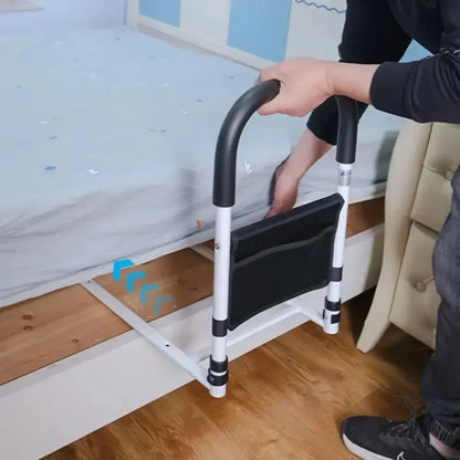 Height-Adjustable Bedside Safety Rail 🛏️ – Secure Support for Seniors & Pregnant Women 🤰