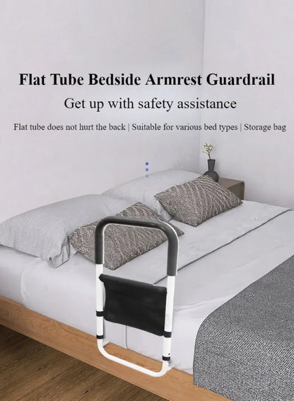 Height-Adjustable Bedside Safety Rail 🛏️ – Secure Support for Seniors & Pregnant Women 🤰