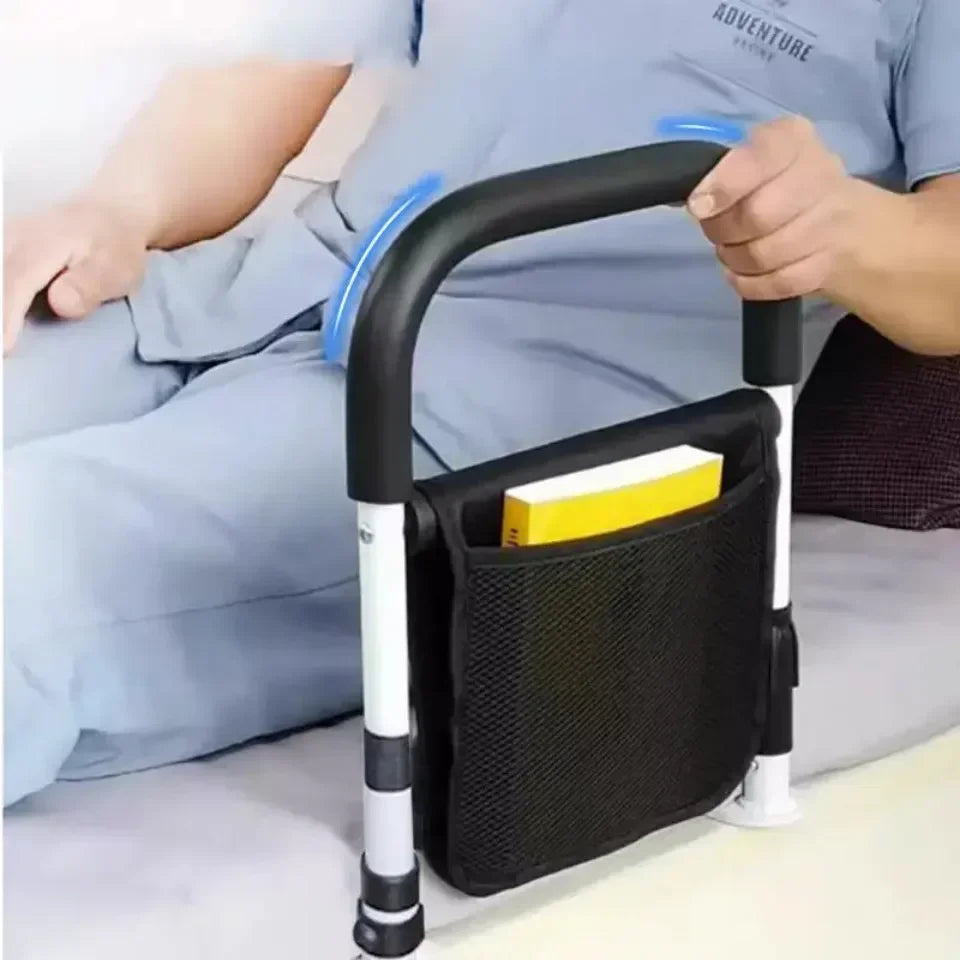 Height-Adjustable Bedside Safety Rail 🛏️ – Secure Support for Seniors & Pregnant Women 🤰