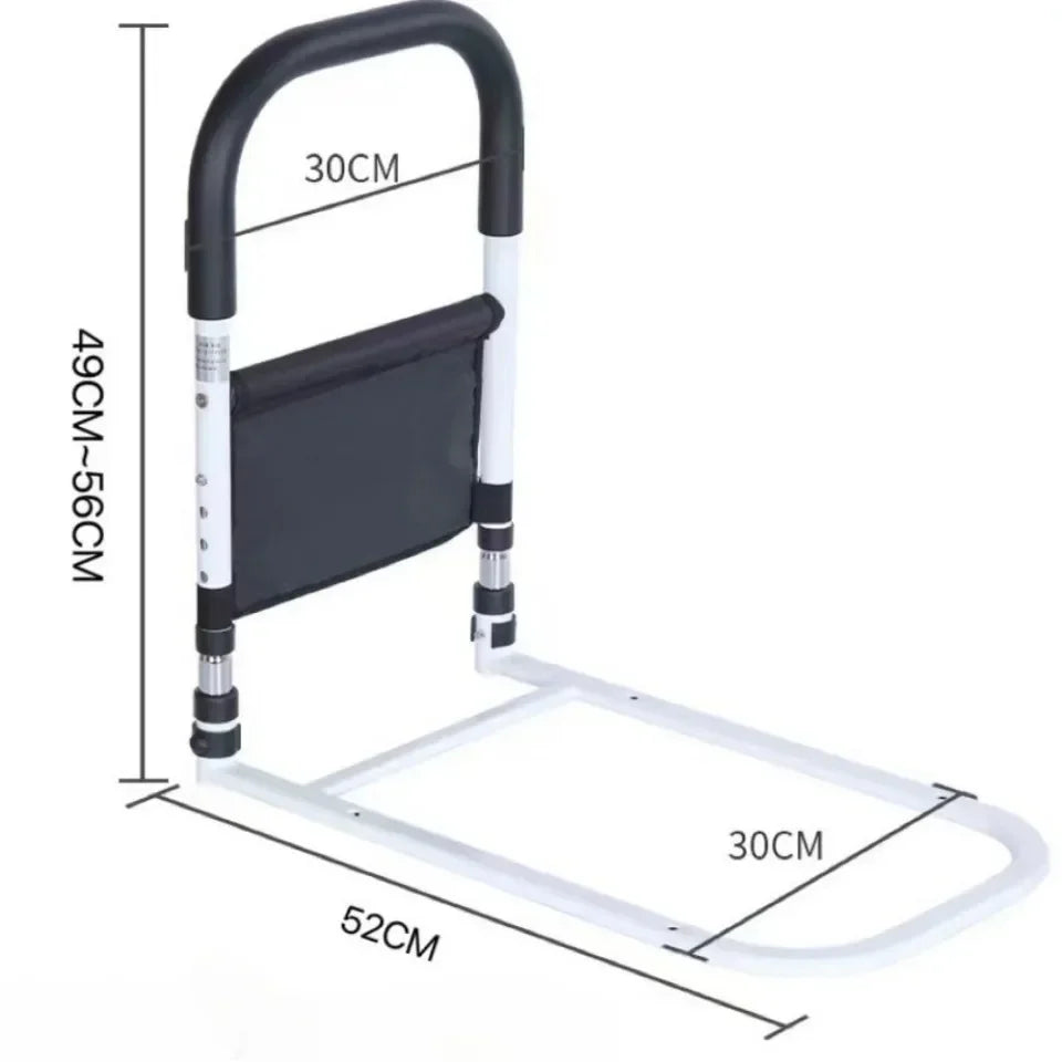 Height-Adjustable Bedside Safety Rail 🛏️ – Secure Support for Seniors & Pregnant Women 🤰