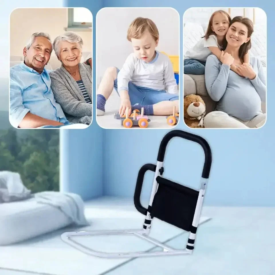 Height-Adjustable Bedside Safety Rail 🛏️ – Secure Support for Seniors & Pregnant Women 🤰