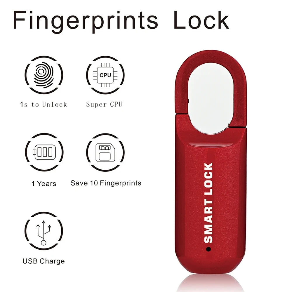 Fingerprint Padlock |Automatic lock |Fingerprint scanner door lock