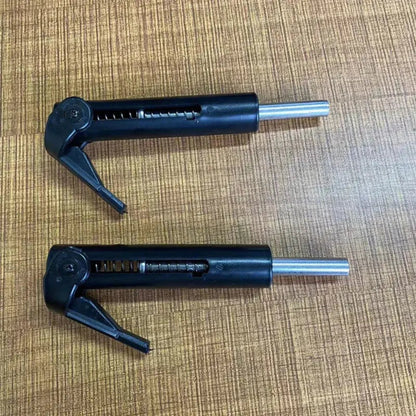 Comparison showing efficient design of Aeselu drop set pins versus traditional weight pins.
